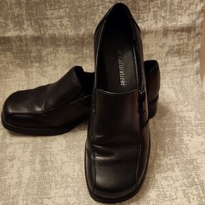 Naturalizer Cabaret Cherry Leather Slip-On Dress Loafers W/Zipper Sz 6M